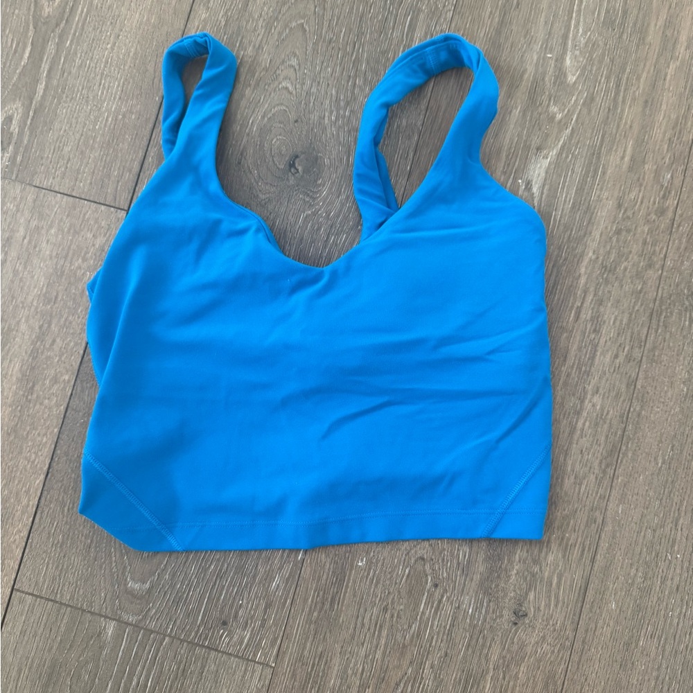 Vibrant Blue Crop Top